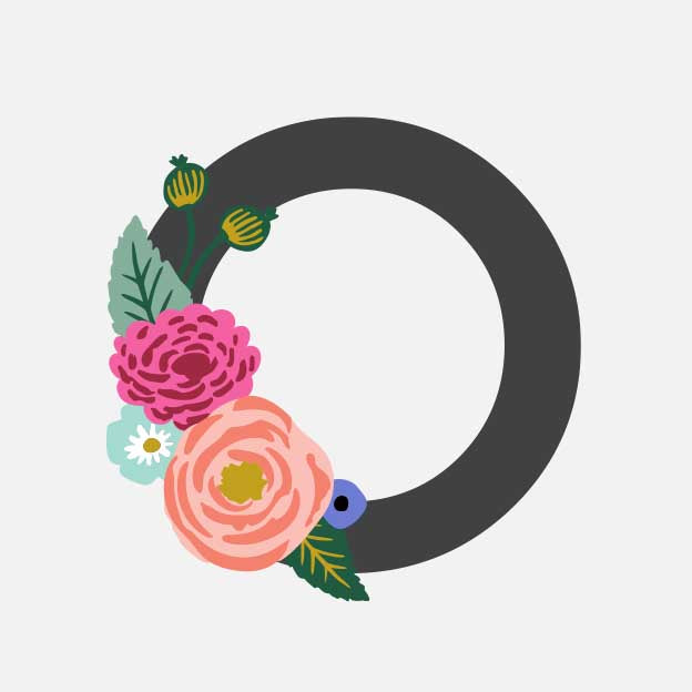 Monogram Personalized Stationery - O